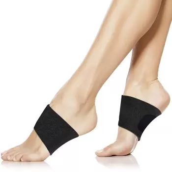 Exclusive Foot Arch Flat Feet Plantar Foot Arch Foot Arch Arch Support Size Adjustable Black [Amazon Brand] Supporter, Support, Fasciitis, [USA
