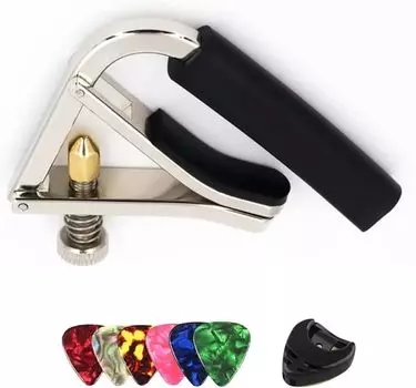 Exclusive Guitar Capo Tast Luxury One Touch Guitar Capo Tast Acoustic Guitar Electric Guitar Capo Tast for Folk Guitar [Amazon Brand] (Classical
