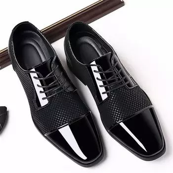Executive Men s Loafers: Aesthetic, Cozy, Aerated, Classic, Slip-Proof, Tough Men s Workplace Essentials: Durable US 5(EUR 38) чёрный