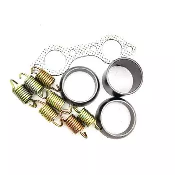 Exhaust Muffler Pipe Gasket and Spring Rebuild Kit For Polaris RZR 800 2008-2010