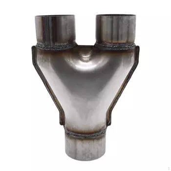 Exhaust Pipe Auto Accessories Spare Part 3 Single/2.5 Dual Y Adapter