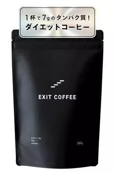 EXIT COFFEE Protein Diet Coffee Beauty Diet Coffee Powder Protein Inulin Collagen Instant 200 г