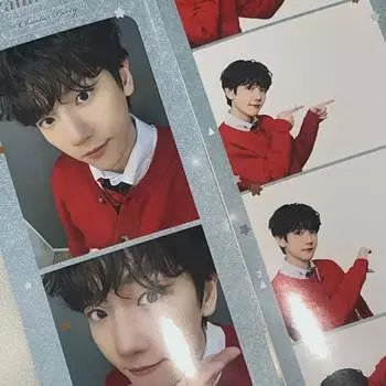 Exo Baekhyun Daehwanjang Party Photo Booth Photoism Frame Photo Card Teolaegi