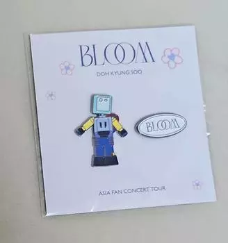 EXO D.O. DOH KYUNGSOO BLOOM Official MD Pins Badge TAIPEI Limited ASIA Solo Fan Concert New