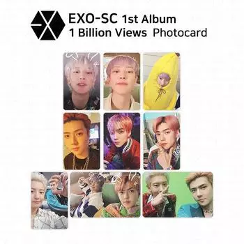 EXO SC: СЕХУН ЧАНЁЛЬ, 1-й альбом, 1 миллиард просмотров, официальная фотокарточка KPOP K-POP CH P VER - PV#1