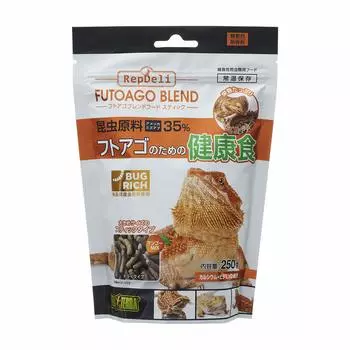 EXO TERRA Exo Terra GEX Futoago Blend Food Stick 250g Made of insect ingredients American black soldier fly Highly palatable Easy to eat stick type