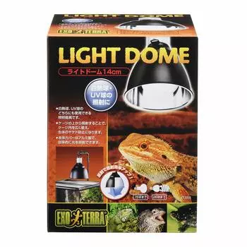 EXO TERRA Light Dome 14 см Осветительное устройство для ламп накаливания и УФ-ламп До 75 Вт Облучательное устройство для рептилий и амфибий, которые могут быть