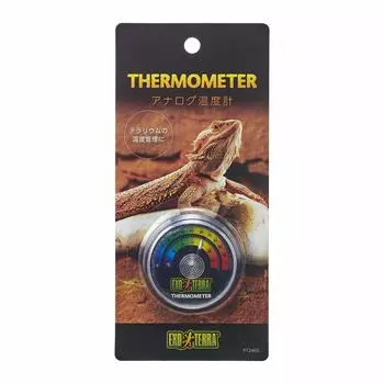 EXOTERRA GEX EXOTERRA Analog Thermometer PT2465 Easy Installation Temperature Management for Reptiles and Amphibians