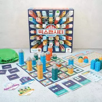 Expan City Happy Baobab Board Game, Korean popular educational game