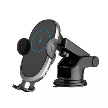 Расширение Беспроводное Автомобильное Зарядное Устройство Держатель Телефона Зеркальный Дизайн Высокоэффективное Автоматическое Зажимное Беспроводное Зарядное Устройство Автомобильная Подставка Для Телефона