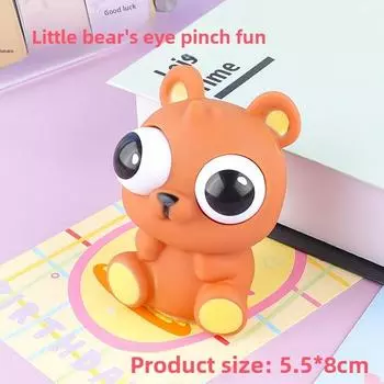 Exploding Eye Bear Children Toys Stress Reliever Home Office Family Fun Gift