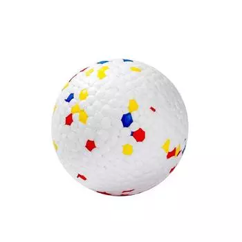 Explosive Ball Pet Supplies Durable Dog Toy Elastic Bite-Resistant Self-Hi Relieving Stuffy UFO Large Dog Molar Training Three Primary Colors-Mini No.