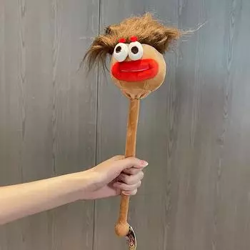 Explosive Creative Hair Funny Expressions Diy Hairstyle Plush Hammer Massage