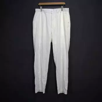 Export Fashion Lightweight Breathable Casual White Wide Leg Pants White 42