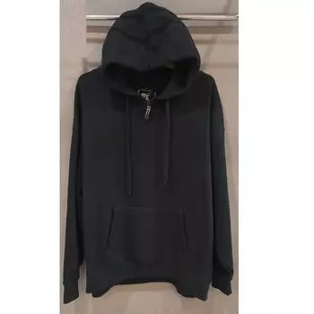 Export Fashion Plus Size Men s Clothing Sweatshirt American High Street Men s plus Size 150.00kg Plus-Size Hooded Pullover Coat 1 Black XL code (110.00 kg-125.00 kg recommended