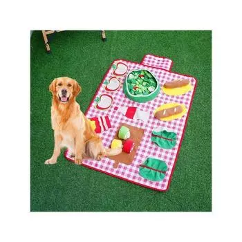 Export New Arrival Pet Supplies Pet Smell Pad Training Pad Consume Physical Strength Puzzle Picnic Mat Can Hide Food Picnic mat