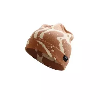 Export Overseas Orders Classy Men s and Women s Couple High Elasticity Plaid Breathable Heattech Windproof Knitted Hat Wool Hat Yellow One size
