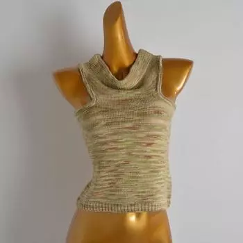 Export Tail Order Fashion Wind Fashion Sexy Temperament Silm Knitwear Base Spaghetti-Strap Camisole Top 2024 New Arrival Figure Color S