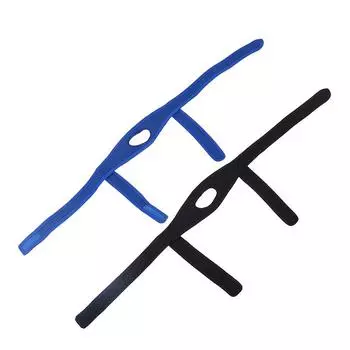 Exposed Chin Strap Lightweight Black And Blue Sleep Snoring Straps синий