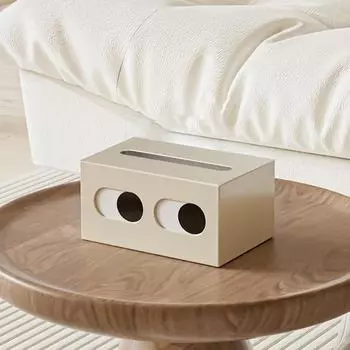 Expression Paper Towel Box Big Eyes Tissue Box Multifunctional Paper Storage Box Home Table Decoration Tissue Case Elegant