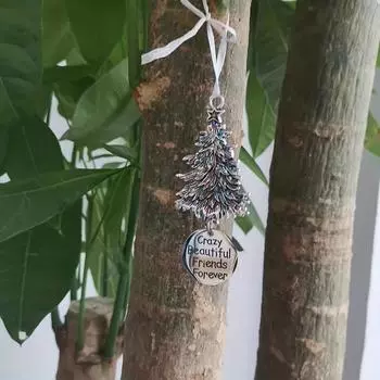 Exquisite Christmas Friendship Pendant - Dangling Necklace, Festive Holiday Accessory - Perfect Room Decoration