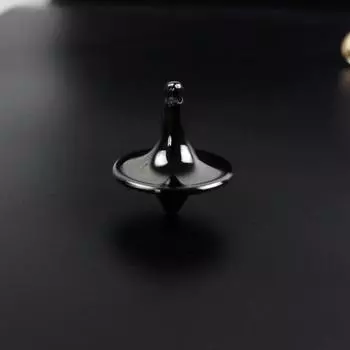 Exquisite Funny Gift Great Accurate No Resistance Magic Gyro Spinning Top Toys Gyroscope black