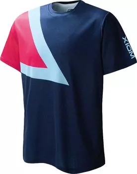 [Exsion] S Пикс Рубашка, Темно-синий