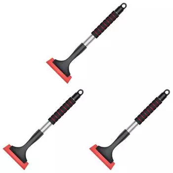 Extendable Ice Scraper with Sponge Handle Car Snow Shovel Car Defrosting Snow Removal Tool Windscreen Protection Accessories