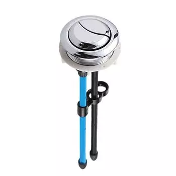 Extended Dual Button Toilet Tank Part Easy Installation Long Design Toilet Flushing ABS for Efficient & Quiet Flushing B