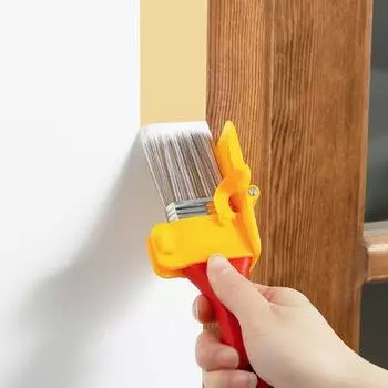 Extension Pole Paint Brush Soft Bristle Wall Brushing Tools Edging Color Separation Brush Home Style 3