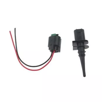 Exterior Outdoor External Air Ambient Temp Sensor & Connector Wire Fits For BMW