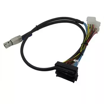 External Hard Disk Cable Mini SAS SFF-8644 to SFF-8482 Server Computer Accessories