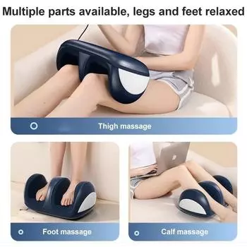 Extra Big Electric Foot Massager Hot Compression Heating Therapy Shiatsu Kneading Roller Muscle Relief Relaxation Foot Machines EU Plug