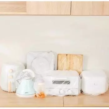 Extra-large Disposable Dust Cover Rice Cooker Cooker Baking Pan Microwave Oven Household Appliances Fan Plastic Dust Cover 60 * 70 type10pcs белый