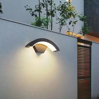Extra Large LED Outdoor Wall Light Waterproof IP65 Radar Motion Sensor Outside Light Garden Wall Lamp Exterior Lighting Garage
