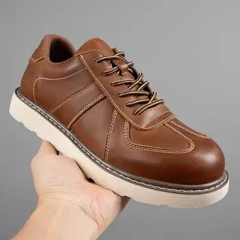 Extra large size men s shoes size 45 size 46 spring and autumn retro style tooling shoes men s size 47 size 48 size 49 outdoor casual leather shoes 38