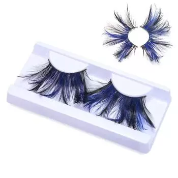 Extra Long Feather Eyelashes Feather False Lashes Natural Looking Party AM71