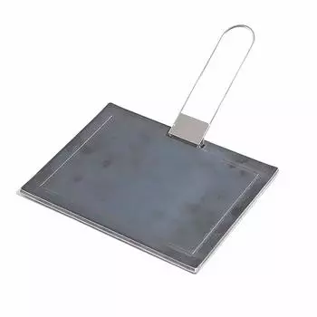 Extra Thick Iron Plate Made in Japan Tsubame Sanjo 6mm Thick Black Skin Iron Plate Heat Storage Effect Easy Outdoor Camping [Belmont] BM-287