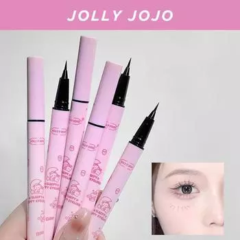Чрезвычайно тонкая подводка для глаз, жидкая ручка, водостойкая, не растекающаяся, долговечная цветная подводка для глаз, доступный макияж для новичков 0.6ml