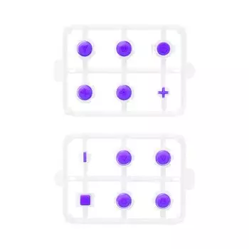 eXtremeRate ABXY Direction Home Capture Jelly Buttons Совместимость с кнопками Action Face, совместимыми с Switch Switch OLED & & & & + & - Joy-Con