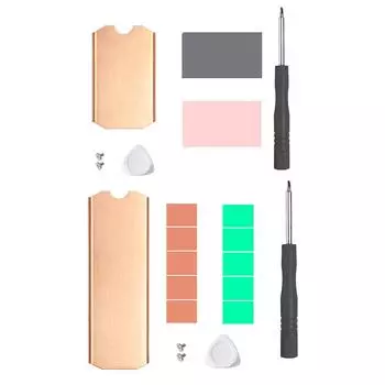 EY# 0,5 мм 401 Вт медный радиатор с термопрокладкой для M.2 2242 2280 NVMe SSD (ТН4