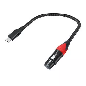 EY# 1/2/3M USB C к XLR Женский Кабель Тип C Мужской к XLR Женский Микрофонный Студийный Аудио 1m