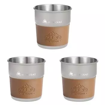 EY # 300 мл походная кружка штабелируемая походная чашка для путешествий в помещении и на открытом воздухе (серый)