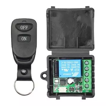 EY# 433 МГц 1-канальный пульт дистанционного управления, прочный 1-канальный релейный модуль приемника постоянного тока белый