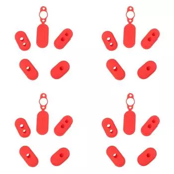 EY# 4 шт. чехол силиконовый колпачок M365 электрический скутер крышка порта зарядки пылезащитная заглушка