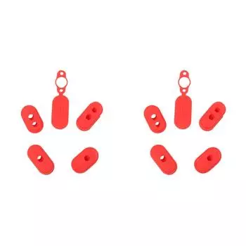 EY# 4 шт. чехол силиконовый колпачок M365 электрический скутер крышка порта зарядки пылезащитная заглушка