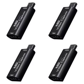 EY# 4K HDMI-совместимая карта видеозахвата USB 2.0 для игровой DVD HD-камеры PS4