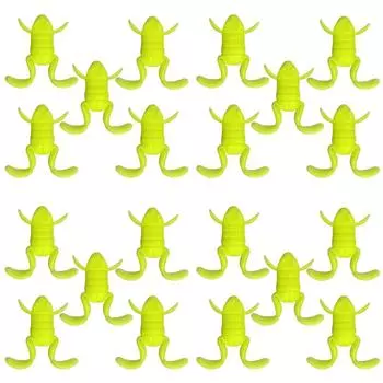 EY # 5 шт. мягкая приманка в виде лягушки 10 г плавающая приманка в виде лягушки на ножках для ловли окуня (Йель