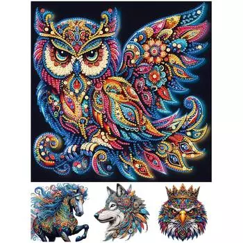EY# 5D DIY Частичная специальная фигурная дрель Алмазная картина Мандала Животное Искусство Ремесло YXZ074