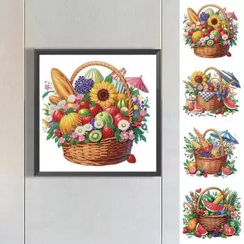 EY# 5D DIY Частичный набор для алмазной живописи со сверлом специальной формы Фруктовое украшение WQ401